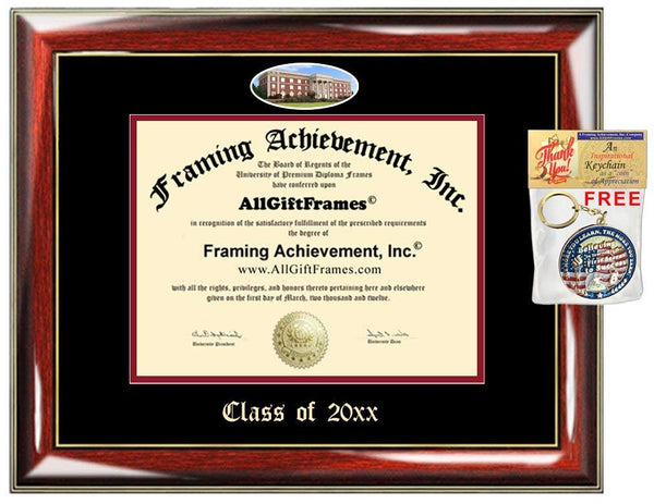 AllGiftFrames Custom Diploma Frame Embossed Sul Ross State University College Best SRSU Graduation Degree Frame Double Mat Campus Fisheye Picture Frame Cheap Degree Gift
