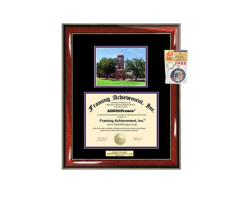 Diploma Frame Hardin-Simmons University HSU Graduation Gift Idea Engraved Picture Frames Engraving Degree Large Cheap Graduate Bachelor Masters MBA PHD Doctorate