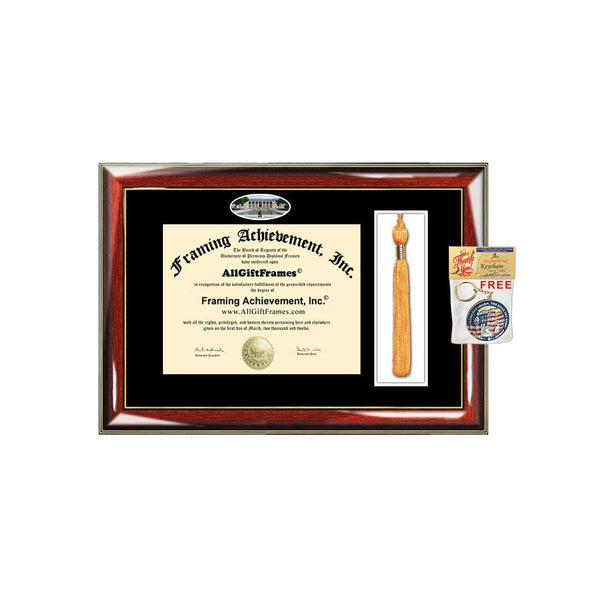 Rutgers University Camden Tassel Diploma Frame Rutgers Campus Picture Double Degree Plaque Tassel Holder Framing Graduation Gift Bachelor Master MBA Doctorate PHD Certificate Case