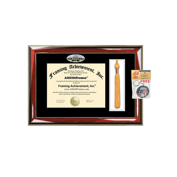 University of Texas Arlington Tassel Diploma Frame Graduation Tassel Box UTA School Campus Photo Custom Degree Framing Tassel Box Gift Certificate Holder