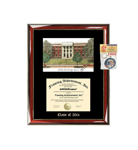 Sul Ross State University Diploma Frame Emboss Lithograph SRSU Graduation Degree Framing Certificate Plaque Gift Black Matted University Diploma Frames