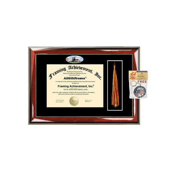 Florida Institute of Technology Diploma Frame Tassel Holder Box FIT College Campus Picture Degree School Fisheye Case Certificate Plaque Framing Graduation Gift Bachelor Master Doctorate PHD