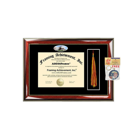 Florida Institute of Technology Diploma Frame Tassel Holder Box FIT College Campus Picture Degree School Fisheye Case Certificate Plaque Framing Graduation Gift Bachelor Master Doctorate PHD