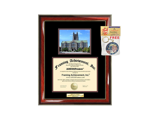 Diploma Frame Boston College Campus Photo BC Graduation Graduation Gift Idea Engraved Picture Frames Engraving Large Personalized Document Cheap Graduate Graduate Degree