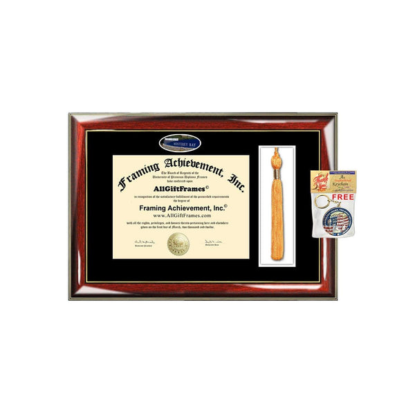 CSUMB Tassel Diploma Frame California State University Monterey Bay Degree School Campus Photo Custom Tassel Holder Degree Frames Certificate Double Framing Graduation Gift Bachelor Master PHD