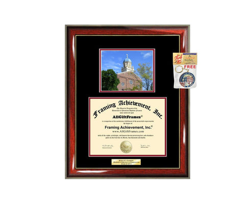 Diploma Frame University of Dayton Graduation Gift Idea Engraved Picture Frames Engraving Degree Graduate Bachelor Masters MBA PHD Doctorate School