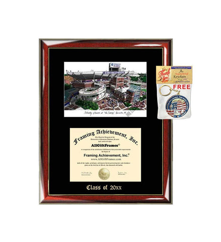 University of Florida Swamp Diploma Frame Emboss Lithograph Graduation Gift UF Degree Framing Certificate Graduate Holder Case Black Matted