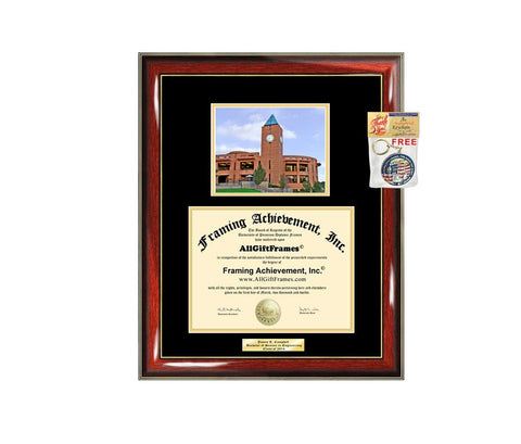 AllGiftFrames Diploma Frame University of Colorado Colorado Springs UCCS School Campus Photo Double Matted Degree Framing Graduation Gift Bachelor Master MBA Doctorate PHD Cheap Best