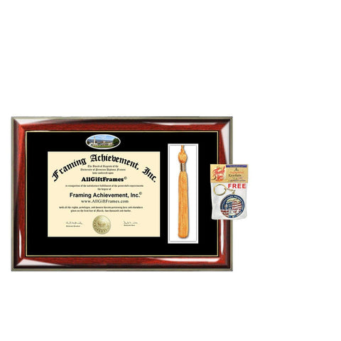 University of California Santa Barbara Tassel Diploma Frame UCSB Campus Picture Double Degree Plaque Tassel Holder Framing Graduation Gift Bachelor Master MBA Doctorate PHD Certificate Case