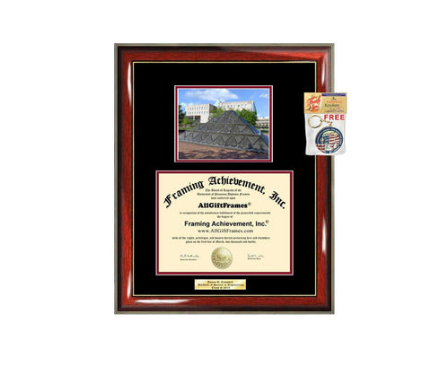 Diploma Frame IUPUI Indiana University Purdue University Graduation Gift Idea Engraved Picture Frames Engraving Degree Graduate Bachelor Masters MBA PHD Doctorate School
