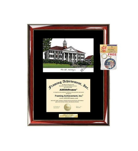AllGiftFrames James Madison University JMU Diploma Frame Lithograph Degree Graduation Framing Black Matted Engraved Custom University Graduate Gift Holder Case