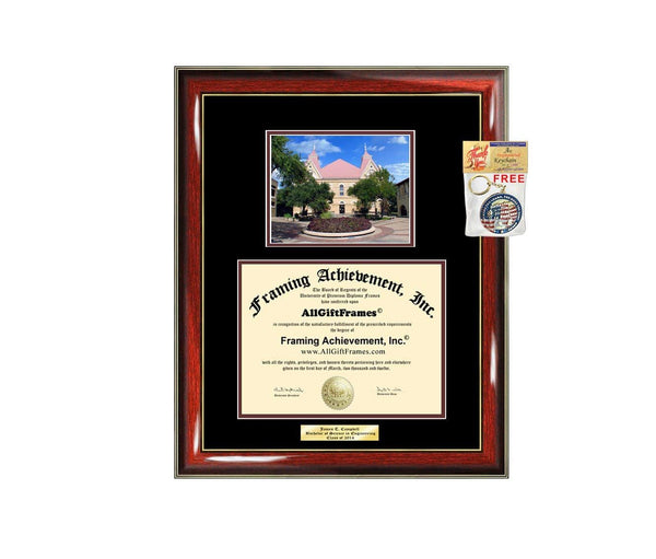 Diploma Frame Texas State University TSU San Marcos Graduation Gift Idea Engraved Picture Frames Engraving Degree Cheap Graduate Bachelor Masters MBA PHD Doctorate School