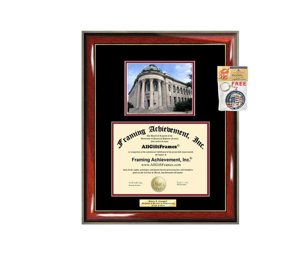 Diploma Frame American University School Campus Graduation Graduation Gift Engraved Picture Frames Engraving Large Personalized Document