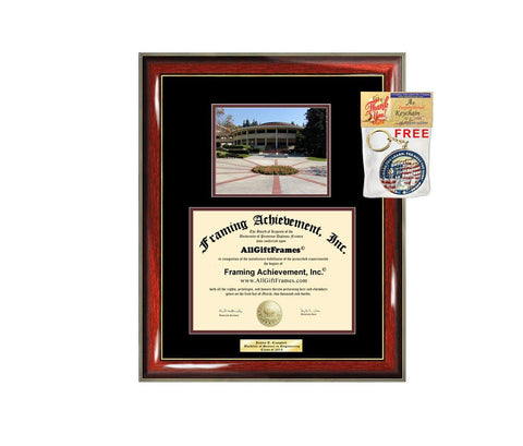 Diploma Frame Claremont McKenna College Campus Photo Graduation Graduation Gift Idea Engraved Picture Frames Engraving Degree Large Personalized Document Cheap Graduate Graduate Degree