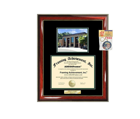Diploma Frame Portland State University PSU Graduation Gift Idea Engraved Picture Frames Engraving Degree Cheap Graduate Bachelor Masters MBA PHD Doctorate School