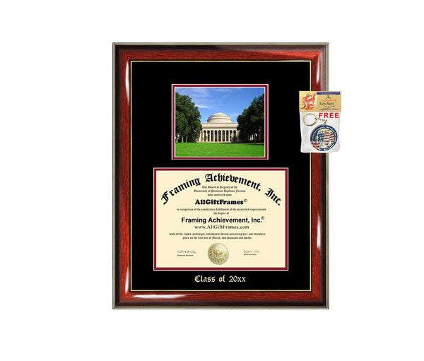 Diploma Frame Massachusetts Institute of Technology MIT Graduation Gift Case Embossed Picture Frames Engraving Certificate Bachelor Masters MBA PHD Doctorate School