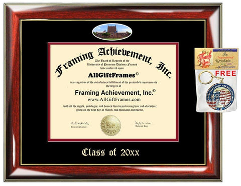 AllGiftFrames Custom Diploma Frame Embossed University of Tulsa College Best Graduation Degree Frame Double Tulsa Campus Fisheye Picture Frame Cheap Graduate Gift