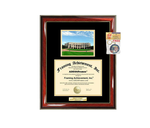 Diploma Frame CWRU Best Western Reserve University Campus Photo Graduation Graduation Gift Idea Engraved Picture Frames Engraving Large Cheap Graduate Graduate Degree