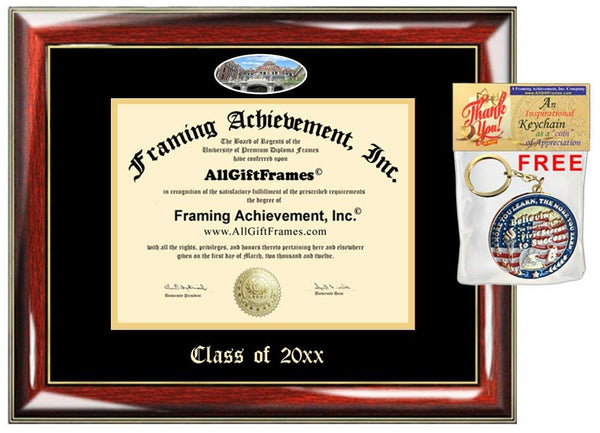Custom Diploma Frame Embossed JJC Best Graduation Criminal Justice College Degree Frame Double Mat Campus Fisheye Picture Frame Cheap Degree Gift