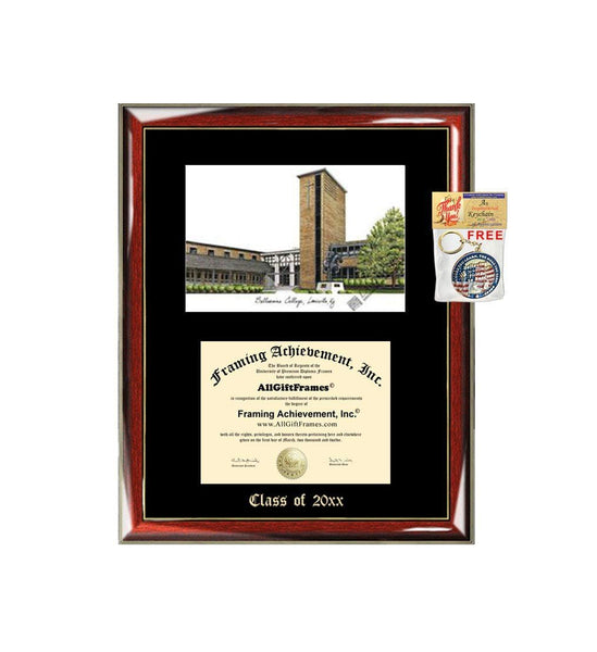 Bellarmine College Kentucky Graduation Custom Frame Emboss Lithograph Diploma Degree Framing Embossed Bachelor MBA Master PHD Certificate Framing