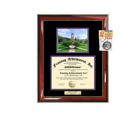 Diploma Frame Western Carolina University WCU Graduation Gift Idea Engraved Picture Frames Engraving Degree Cheap Graduate Bachelor Masters MBA PHD Doctorate School