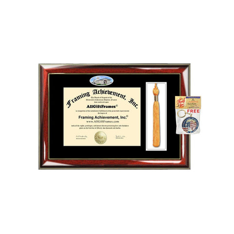 Carnegie Mellon University Diploma Frame Tassel Holder Box CMU School Campus Photo Double Black Matted Degree Framing Graduation Gift Bachelor Master MBA Doctorate PHD Certificate Holder Case