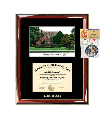 University of Wisconsin Milwaukee Diploma Frame UWM Emboss Lithograph Graduation Degree Framing Certificate Holder University Diploma Frames