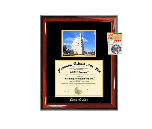 Diploma Frame Big Cal Poly Pomona California State Polytechnic University Pomona Campus Photo Embossed Picture Frames Engraving Bachelor Master MBA PHD Degree