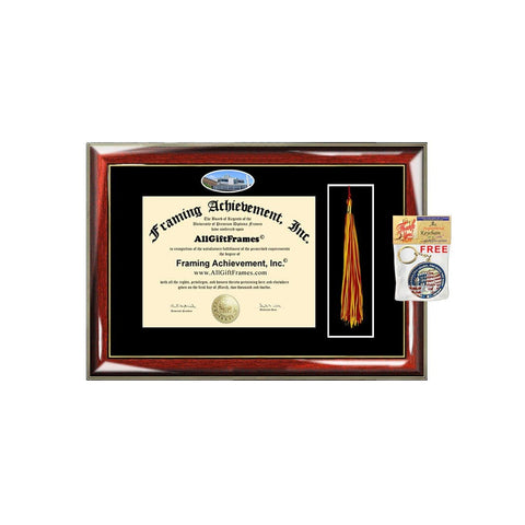 St. Cloud State University Tassel Diploma Frame SCSU Campus Picture Double Degree Plaque Tassel Holder Framing Graduation Gift Bachelor Master MBA Doctorate PHD Certificate Case
