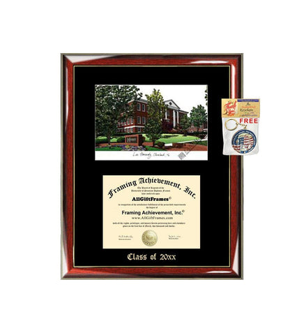 Lee University Graduation Custom Frame Emboss Lithograph Diploma Degree Framing Embossed Bachelor MBA Master PHD Certificate Framing
