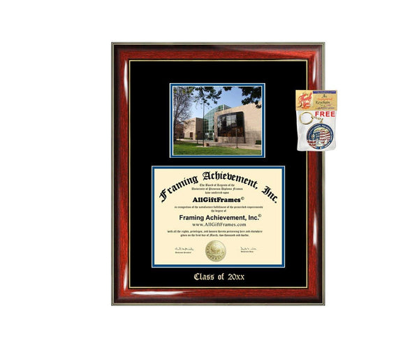 Diploma Frame Big Azusa Pacific University Campus Photo Graduation APU Graduation Gift Case Embossed Picture Frames Engraving Bachelor Master MBA PHD Personalized Degree