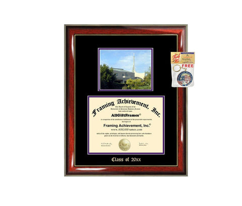Diploma Frame Big California LutDegreean University CLU Campus Photo Graduation Gift Case Embossed Picture Frames Engraving Bachelor Master MBA PHD Degree
