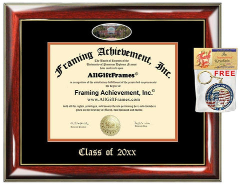 University of Florida UF Custom Diploma Frame Embossed College Best Graduation Degree Frame Double Mat Campus Fisheye Picture Frame Cheap Degree Certificate Graduate Gift