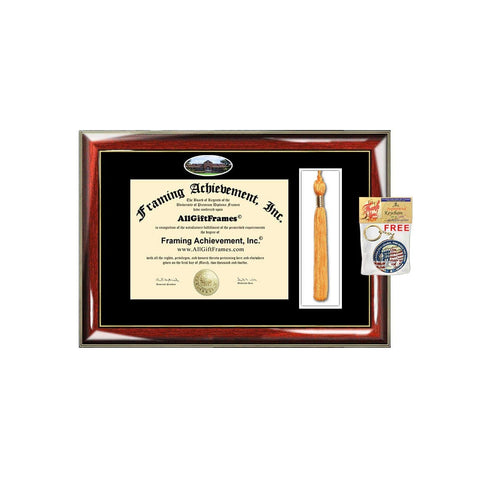 University of Arizona Tassel Diploma Frame Arizona Campus Picture Double Degree Plaque Tassel Holder Framing Graduation Gift Bachelor Master MBA Doctorate PHD Certificate Case
