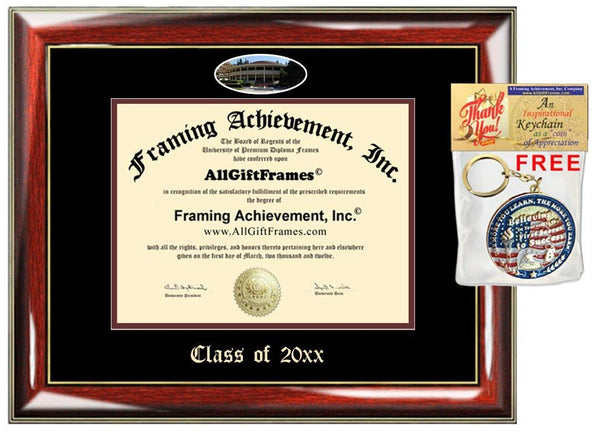 AllGiftFrames Claremont McKenna College Custom Diploma Frame Embossed Claremont University Best Graduation Degree Frame Double Mat Campus Fisheye Picture Frame Cheap Degree Gift