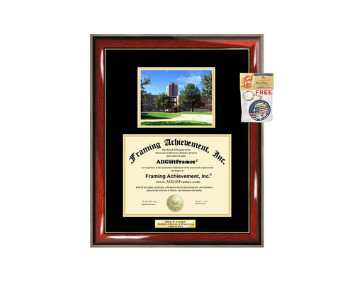 Diploma Frame Oakland University Graduation Gift Idea Engraved Picture Frames Engraving Degree Cheap Graduate Bachelor Masters MBA PHD Doctorate School
