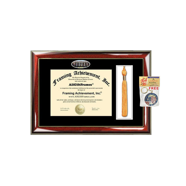 University of Oregon Diploma Frame Tassel Holder Box Campus Picture Degree School Fisheye Case Certificate Plaque Framing Graduation Gift Campus Bachelor Master Doctorate PHD