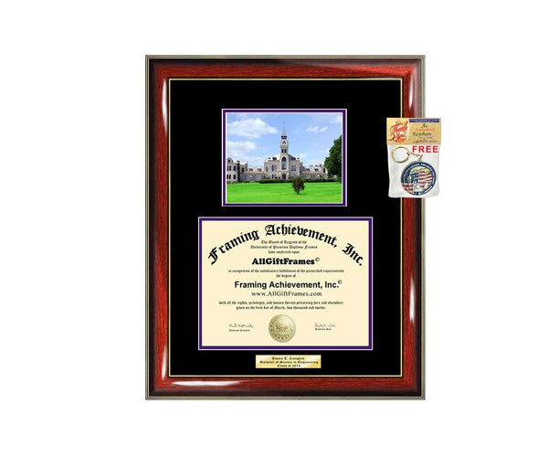 Diploma Frame Kansas State University KSU Graduation Gift Idea Engraved Picture Frames Engraving Degree Large Cheap Graduate Bachelor Masters MBA PHD Doctorate School
