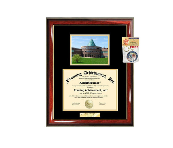 Diploma Frame Chicago State University College School CSU Campus Photo Graduation Graduation Gift Idea Engraved Picture Frames Engraving Large Cheap Graduate Graduate Degree