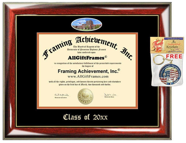 Diploma Frame Embossed University of Tennessee Knoxville College Best Graduation UTK Degree Frame Double Campus Fisheye Picture Frame Cheap Gift