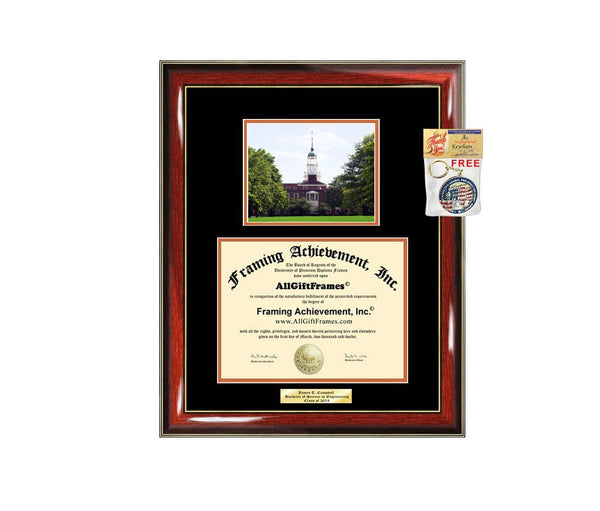 Diploma Frame Bucknell University Campus Photo Graduation Graduation Gift Idea Engraved Picture Frames Engraving Large Personalized Document Cheap Graduate Graduate Degree