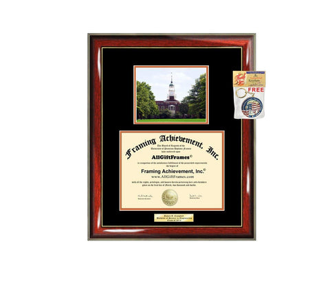 Diploma Frame Bucknell University Campus Photo Graduation Graduation Gift Idea Engraved Picture Frames Engraving Large Personalized Document Cheap Graduate Graduate Degree