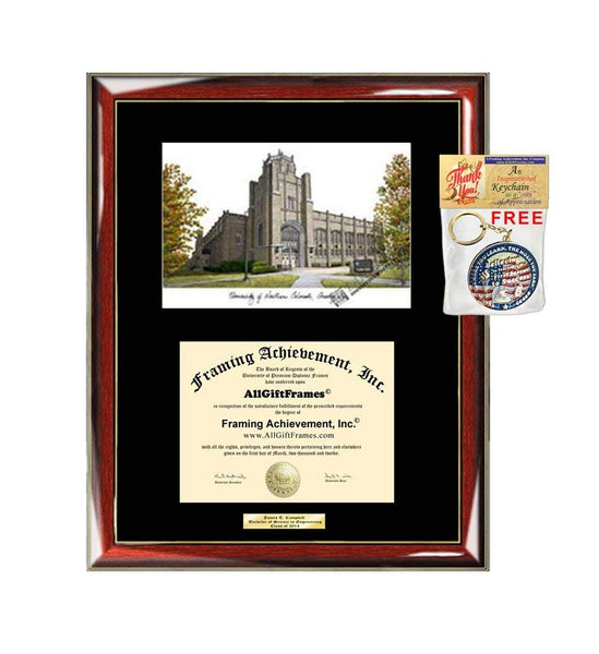 University of Northern Colorado Diploma Frame Lithograph UNC Degree Framing College Graduation Plaque Holder Case Frames