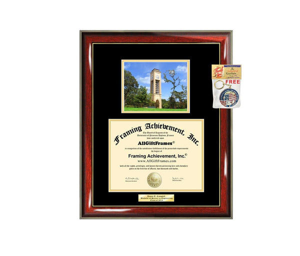 Diploma Frame University of Texas Tyler School Campus Photo Graduation Degree Framing Document Graduation Gift JD Juris Doctor Bachelor Master MBA Doctorate PHD