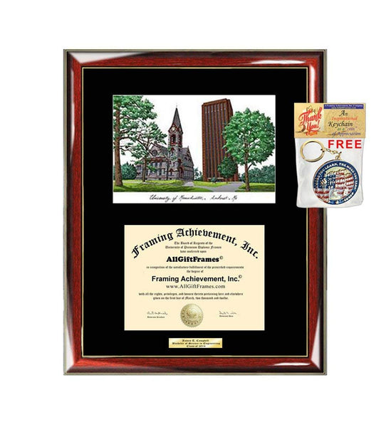 University of Massachusetts Diploma Frame Lithograph UMASS Degree Framing Certificate Case Holder Plaque Graduation Gift University Diploma Frames