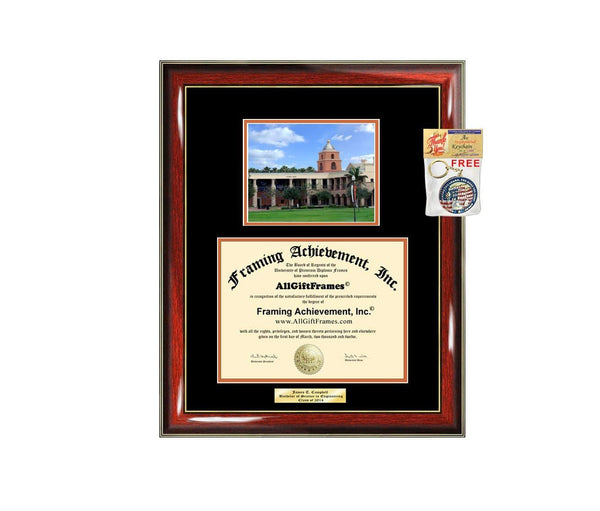 Diploma Frame University of Texas Brownsville UTB Graduation Gift Idea Engraved Picture Frames Engraving Degree Cheap Graduate Bachelor Masters MBA PHD Doctorate School