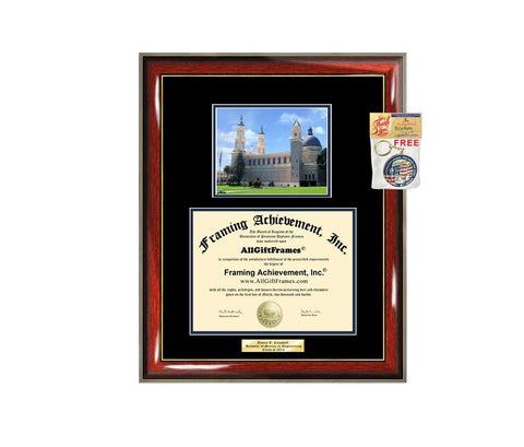 Diploma Frame University San Francisco USF Graduation Gift Idea Engraved Picture Frames Engraving Degree Cheap Graduate Bachelor Masters MBA PHD Doctorate School