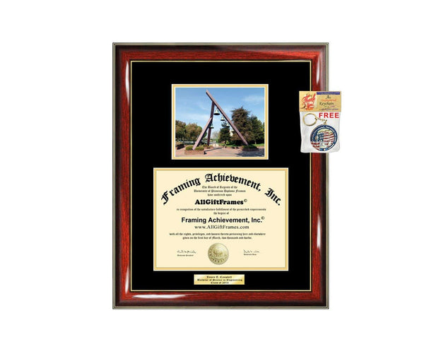 Diploma Frame Biola University School Campus Photo Graduation Graduation Gift Idea Engraved Picture Frames Engraving Large Personalized Document Cheap Graduate Graduate Degree