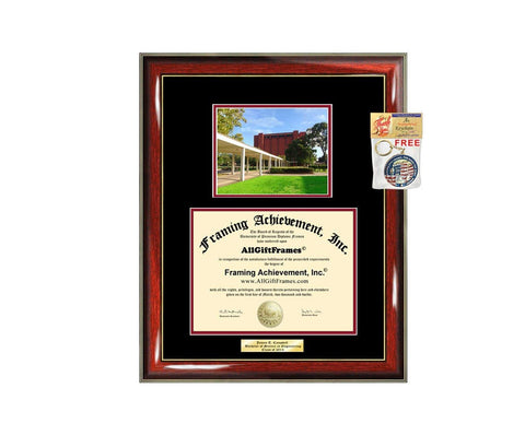 Diploma Frame Lamar University Graduation Gift Idea Engraved Picture Frames Engraving Degree Large Cheap Graduate Bachelor Masters MBA PHD Doctorate School