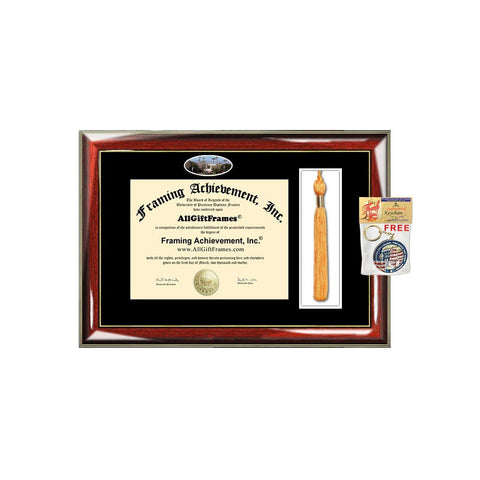 Loma Linda University Tassel Diploma Frame LLU Campus Picture Double Degree Plaque Tassel Holder Framing Graduation Gift Bachelor Master MBA Doctorate PHD Certificate Case